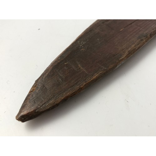 268 - 19th CENTURY ABORIGINAL BOOMERANG, APPROX. 59 cm