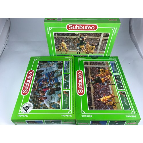 209 - SUBBUTEO : 3 BOXED SUBBUTEO SETS ALL 60140