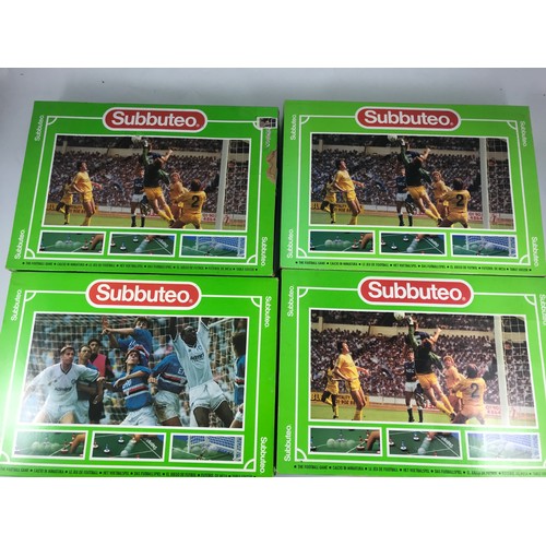 210 - SUBBUTEO : 4 BOXED SUBBUTEO SETS ALL 60140