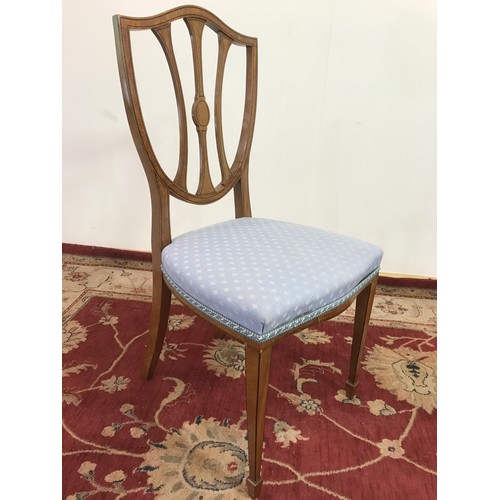 178 - PAIR OF GOOD QUALITY INLAID CHAIRS