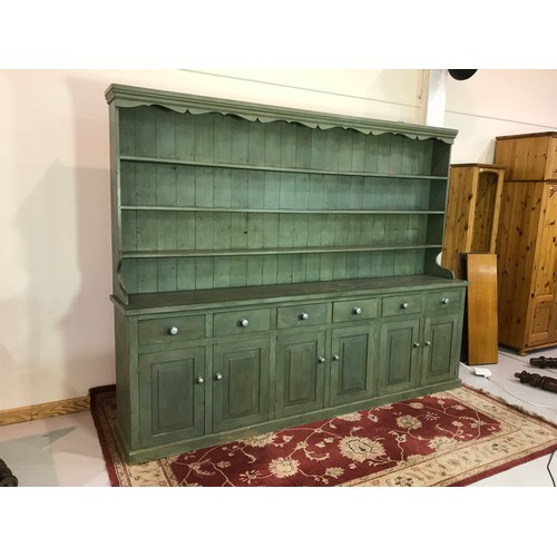 4 - VERY LARGE PAINTED DRESSER  274cm long and  214cm tall