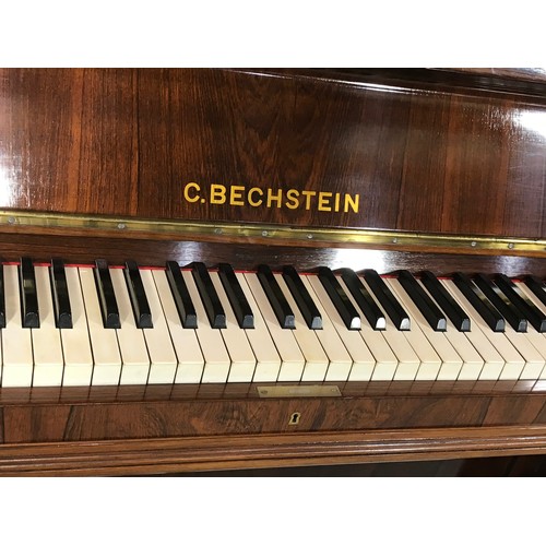 46 - BECHSTEIN ROSEWOOD CASED UPRIGHT PIANO, CIRCA 1903, SERIAL NUMBER 66085