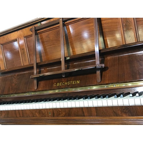 46 - BECHSTEIN ROSEWOOD CASED UPRIGHT PIANO, CIRCA 1903, SERIAL NUMBER 66085