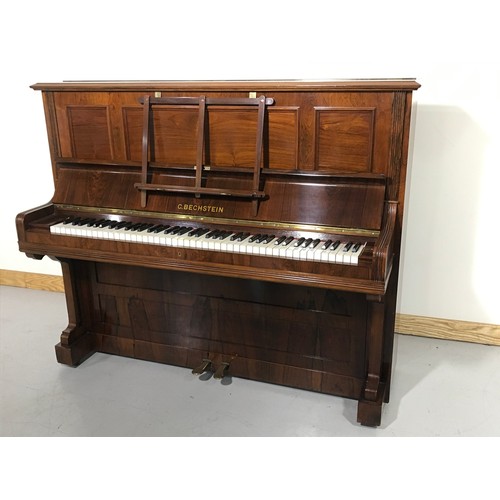 46 - BECHSTEIN ROSEWOOD CASED UPRIGHT PIANO, CIRCA 1903, SERIAL NUMBER 66085