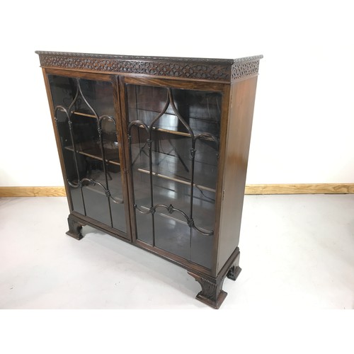 127 - GLAZED DISPLAY CABINET