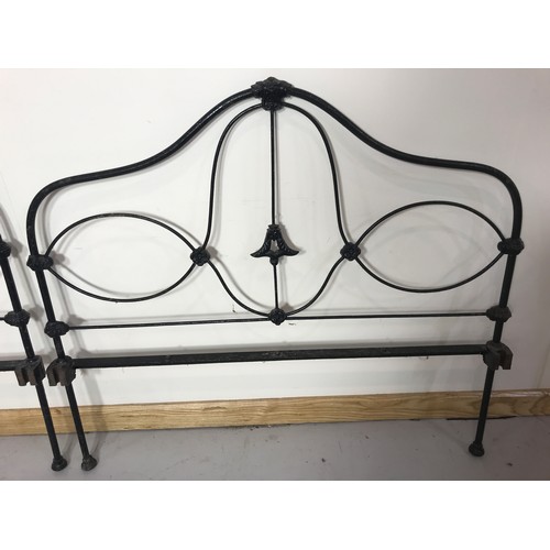 80 - PAIR OF BED ENDS