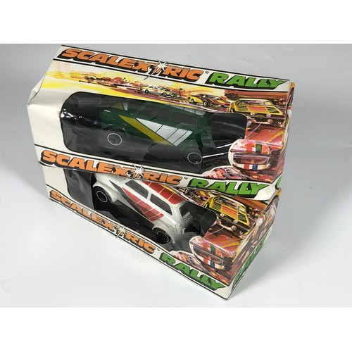 101 - SCALEXTRIC 2 BOXED P/W BOXES C110 MINI CLUBMAN, WHITE AND C112 MINI CLUBMAN GREEN