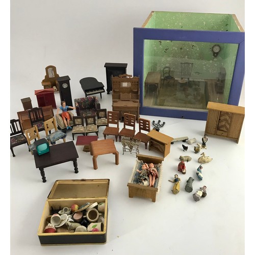 97 - QTY. DOLLS HOUSE FURNITURE AND ACCESSORIES