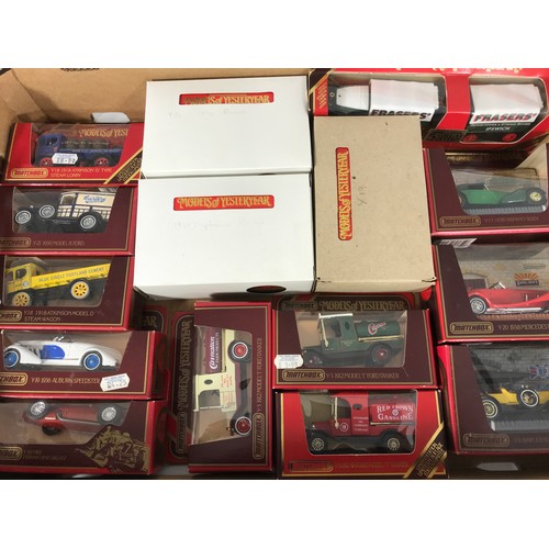 125 - MATCHBOX MODELS OF YESTERYEAR, RED BOXED SERIES, COMPRISING 12 MODELS PLUS 3 VINTAGE ADDITIONAL MODE... 