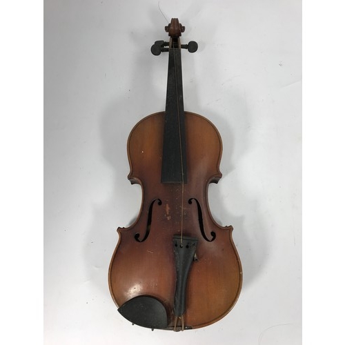 541 - 2 OLD VIOLINS EACH IN A FITTED CASE WITH BOWS