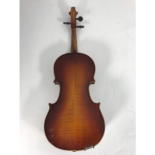 541 - 2 OLD VIOLINS EACH IN A FITTED CASE WITH BOWS