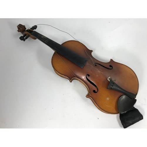 541 - 2 OLD VIOLINS EACH IN A FITTED CASE WITH BOWS