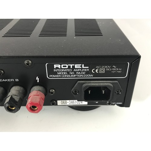 112 - ROTEL RA 02 POWER AMPLIFIER