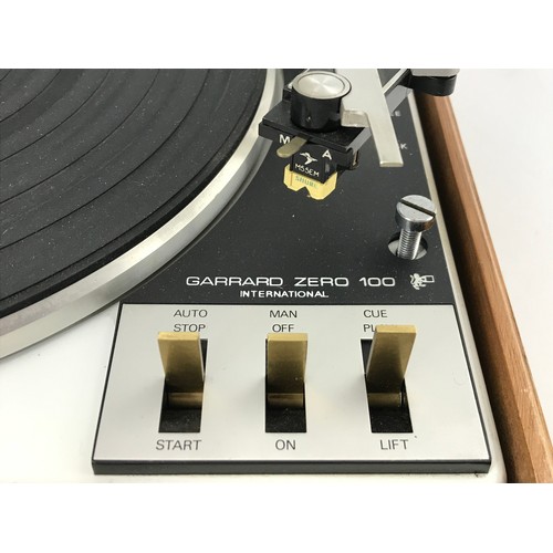 127 - GARRARD ZERO 100 RECORD DECK