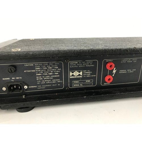 113 - HH ELECTRONIC PROFESSIONAL POWER AMPLIFER MODEL S150