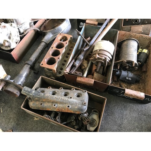 3 - LARGE QUANTITY OF MOTOR CAR SPARES FOR A VINTAGE CITROEN CAR BELIEVED TO BE A TORPEDO / SPECIAL 5HP ... 