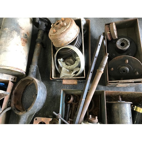 3 - LARGE QUANTITY OF MOTOR CAR SPARES FOR A VINTAGE CITROEN CAR BELIEVED TO BE A TORPEDO / SPECIAL 5HP ... 