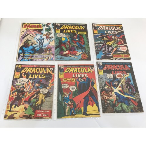 70 - COLLECTION OF EAGLE AND DRACULA COMICS, 6 EAGLE, 13 DRACULAR, A MARVEL, A CONAN, A CLOSE UP IN MEMOR... 