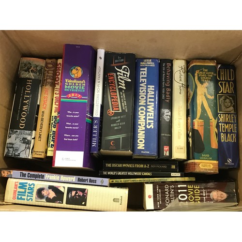 214 - 4 BOXES OF MOVIE BOOKS INCLUDING SERIES OF ORBIS THE MOVIE VOLUMES 1-13, OTHER TITLES INCLUDING HOLL... 