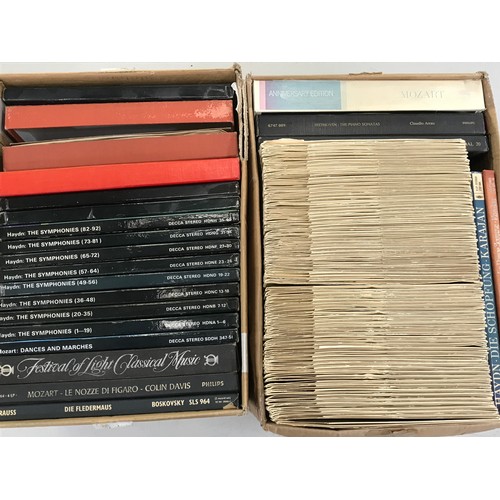 9 - LARGE QUANTITY OF CLASSICAL RECORDS INCLUDING BRAHMS, THE WORLD OF JOHANN STRAUSS, SCHUBERT, SELECTI... 