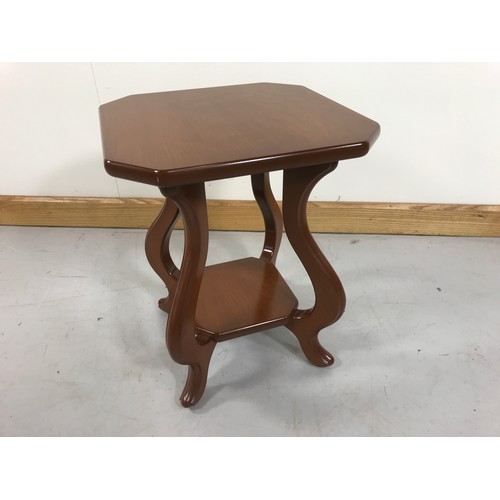 1292 - SMALL SIDE COFFEE/MAGAZINE TABLE 80 cms WITH DRAWER & A SMALL SIDE TABLE