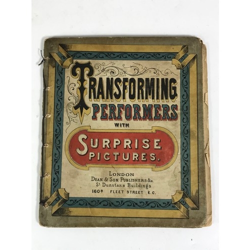 354 - TRANSFORMING PERFORMERS WITH SURPRISE PICTURES PUBLISHED BY DEAN AND SON, LONDON, CURLY LOCKS, FREDE... 