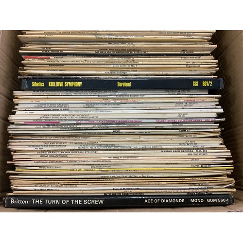 101 - LARGE COLLECTION OF MISC. 33 RPM ALBUMS MAINLY CLASSICAL