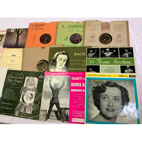 100 - ASSORTED 45 RPM SINGLES, 10 INCH, 78 INCH AND SUNDRY RECORDS