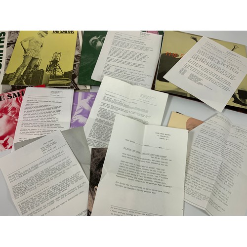 151 - SMITHS RECORDS INCLUDING 7, 45 RPM SINGLES, 4, 12 INCH SINGLES AND 5 LP's MOST WITH LABEL NOTES IN N... 