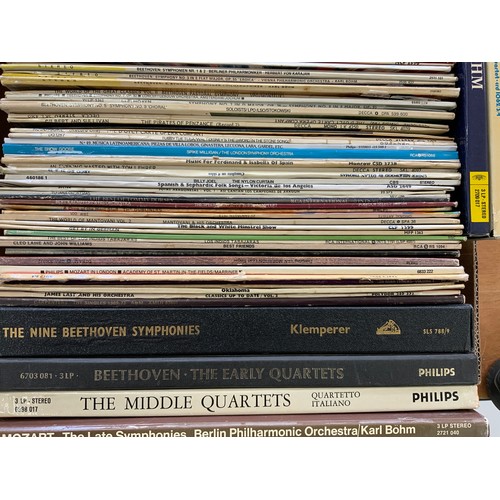 137 - BOX OF MIXED CLASSICAL LP RECORDS