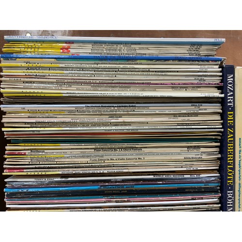 137 - BOX OF MIXED CLASSICAL LP RECORDS