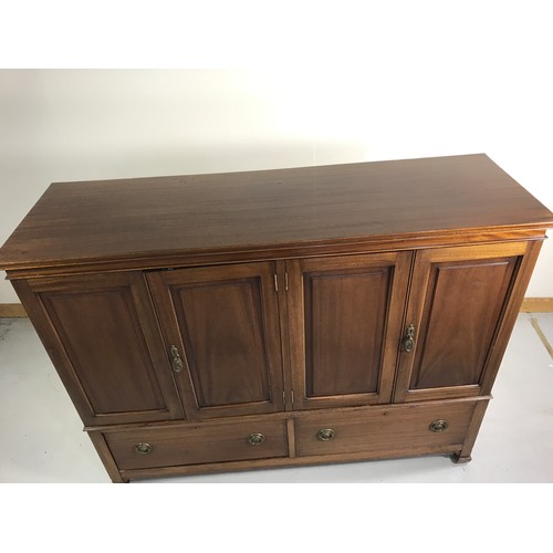 1307 - MAHOGANY CABINET