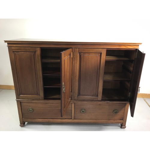 1307 - MAHOGANY CABINET