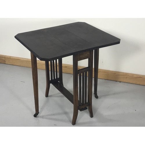 1167 - DROP LEAF SUTHERLAND TABLE WITH CASTERS