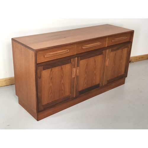 1147 - TEAK SIDEBOARD WITH G PLAN LABEL approx. 142 cm