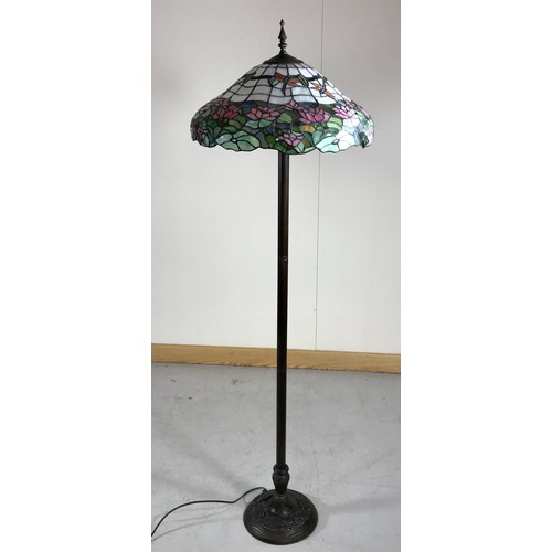 1215 - TIFFANY STYLE STANDARD LAMP