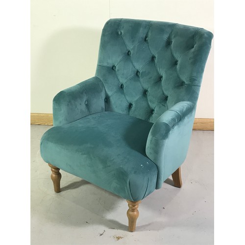 1093 - MODERN BUTTON BACK ARMCHAIR