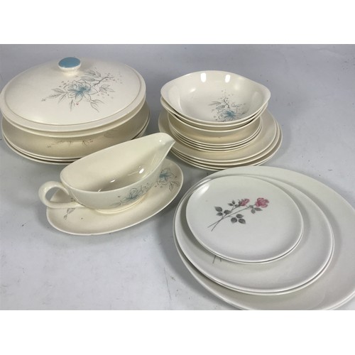 1629 - MISC. ROYAL DOULTON DINNER WARE INCLUDING DAMASK ROSE AND PILLAR ROSE