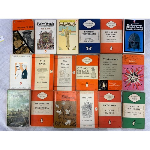 322 - SELECTION OF 17 PENGUIN BOOKS – INCLUDING SOME 1ST EDITIONS