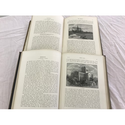 242 - 2 VOLUMES OF ABBEYS AND CHURCHES OF ENGLAND AND WALES 1887 AND SECOND SERIES 1890