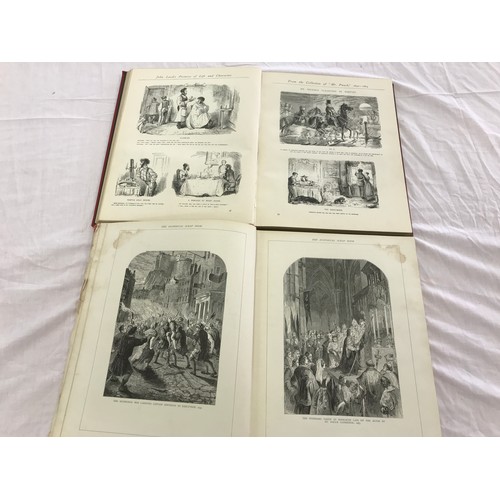 265 - BOOK, JOHN LEECH'S PICTURES LIFE & CHARACTER FROM THE COLLECTION OF MR PUNCH, T/W THE HISTORICAL SCR... 