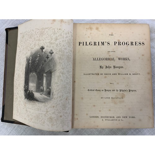 256 - PILGRIM'S PROGRESS , ALLEGORICAL WORKS, ILLUSTRATED BY SCOTT, PUBLISHED BY FULLERTON