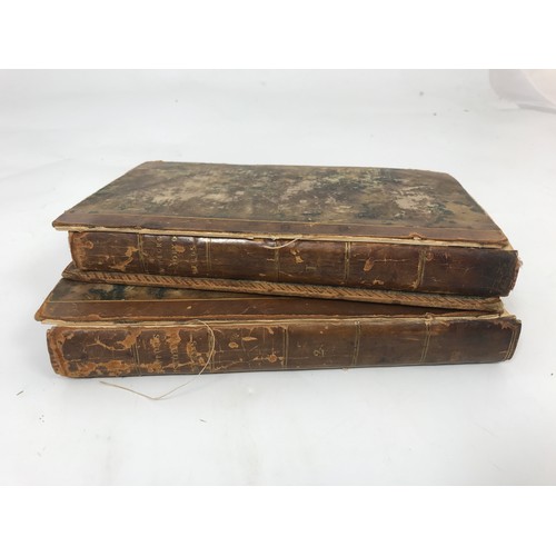 337 - 2 VOLUMES ‘HISTORY OF BRITISH BIRDS’ PRINTED BY EDWARD WALKER, NEWCASTLE ,1804 WITH ENGRAVINGS BY T ... 