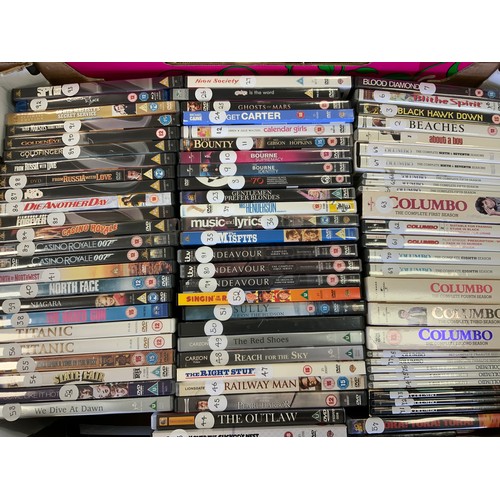 155 - LARGE COLLECTION DVD's