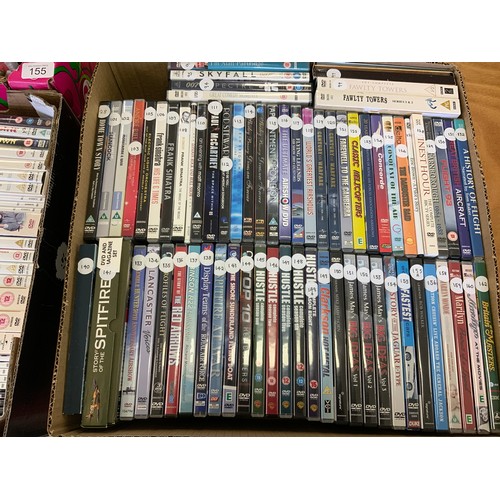 155 - LARGE COLLECTION DVD's