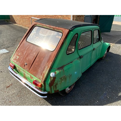 19 - CITROEN 2CV REGISTRATION NUY679T FOR RESTORATION

The successful bidder must pay for and remove the ... 