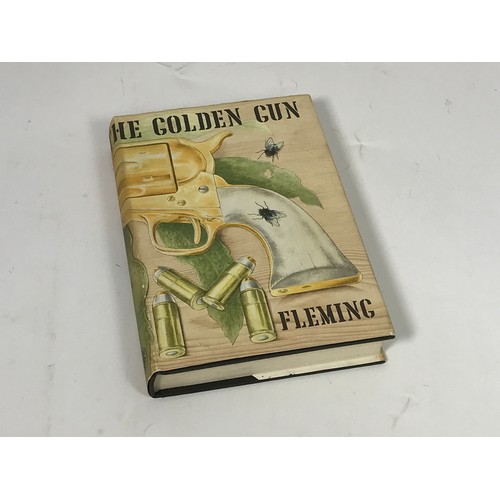 207 - FLEMING, IAN – THE MAN WITH THE GOLDEN GUN FIRST EDITION 1965 WITH DUST WRAPPER APPEARS IN GOOD OVER... 