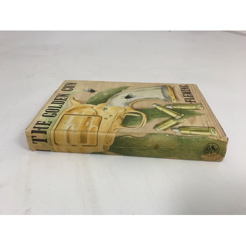 207 - FLEMING, IAN – THE MAN WITH THE GOLDEN GUN FIRST EDITION 1965 WITH DUST WRAPPER APPEARS IN GOOD OVER... 