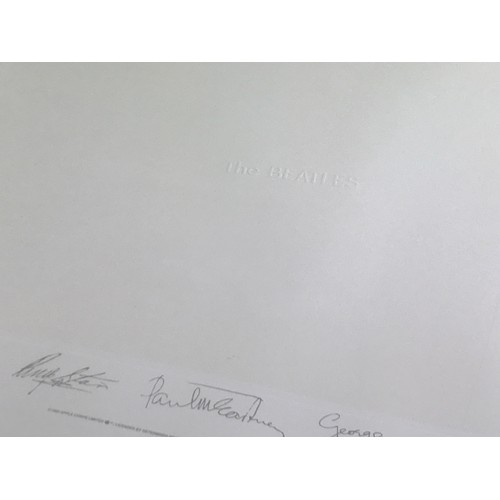 184 - LIMITED EDITION BEATLES PRINT WITH FACSIMILIE SIGNATURES