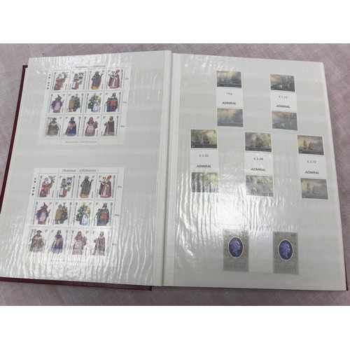 640 - GUERNSEY, ALDERNEY, QEII GUTTER PAIRS COLLECTION PLUS MINI SHEETS AND SHEETLETS IN 3 STOCK BOOKS, HI... 